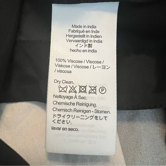 J. Crew Black Blouse with White Button Accents - Picture 9 of 13